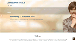 Desktop Screenshot of correctoncampus.com